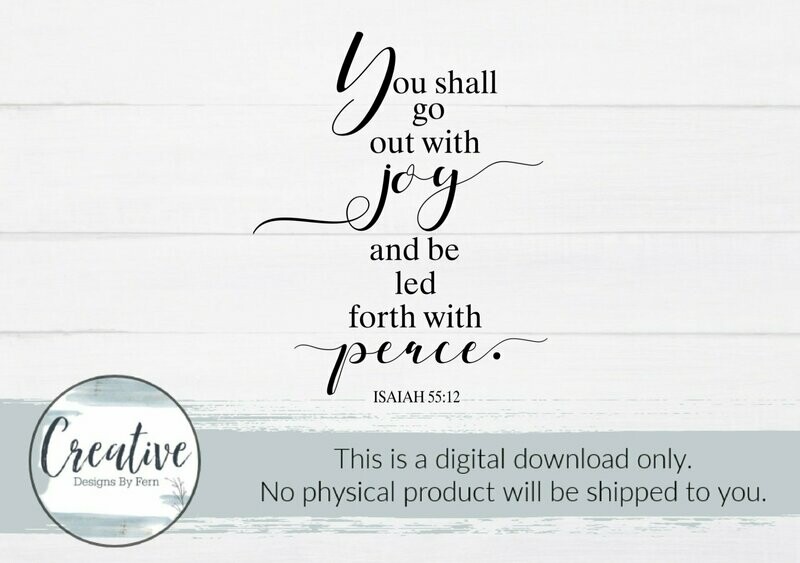 You Shall Go Out with Joy (Digital Download)