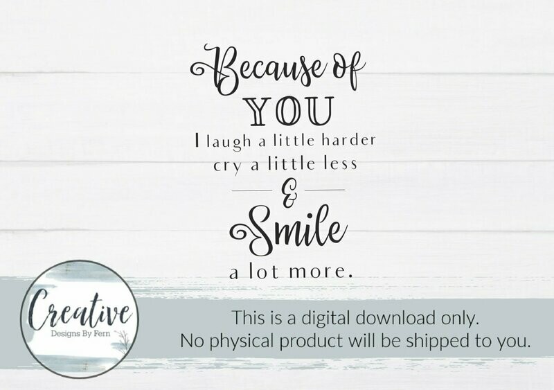 Because of You (Digital Download)