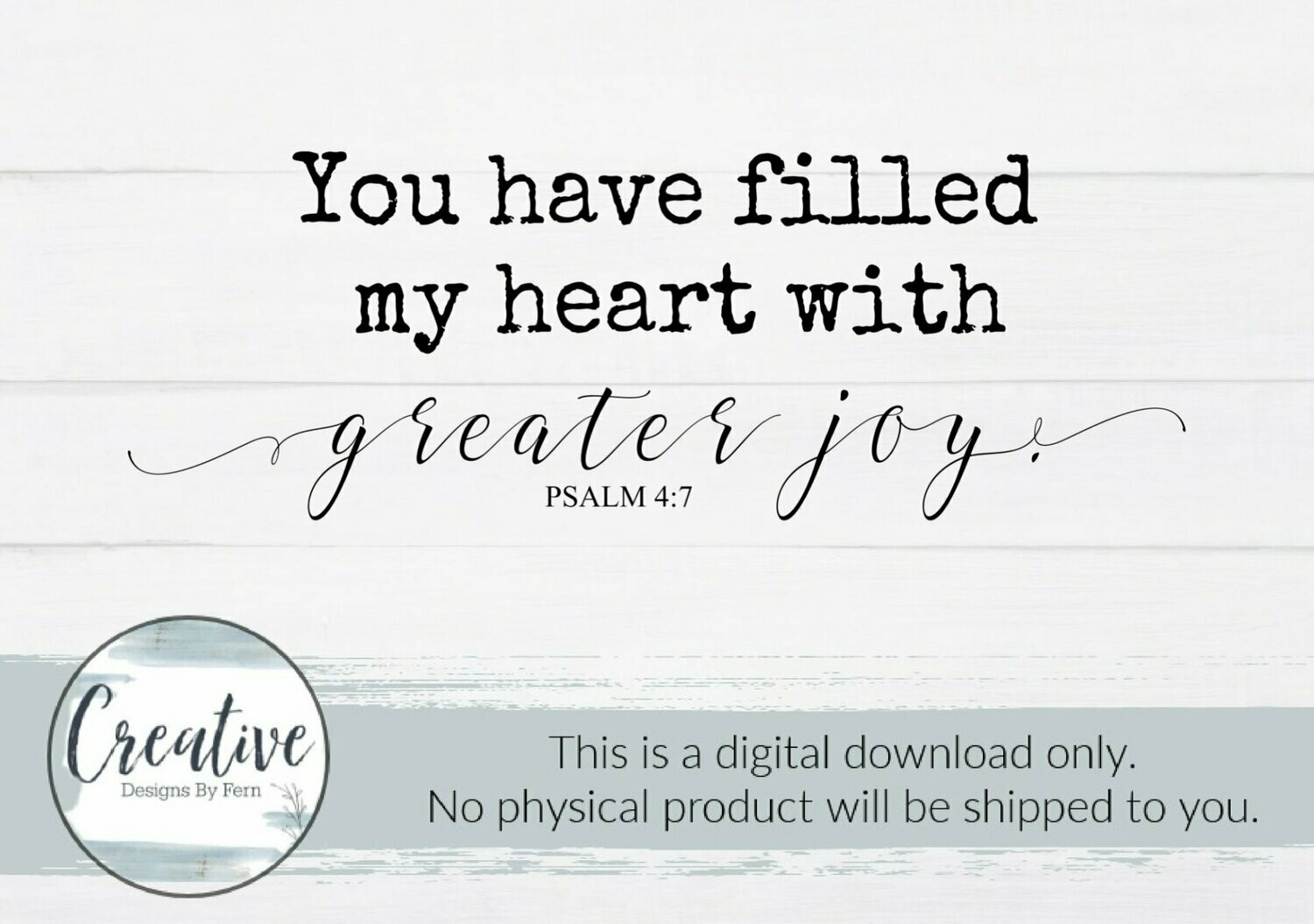 You Have Filled My Heart with Greater Joy (SVG and Digital Download)
