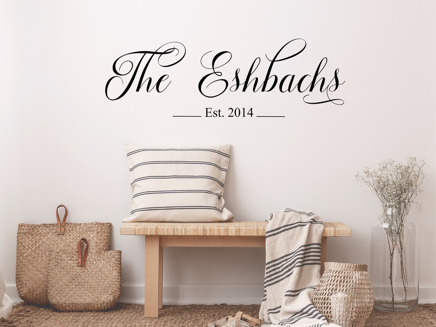 Personalized Last Name Wall Decal