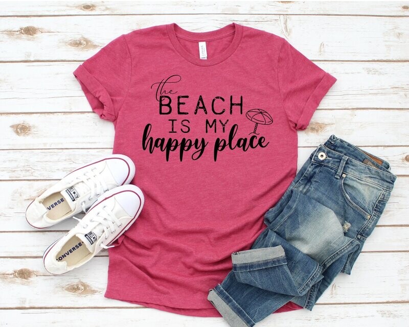 The Beach Is My Happy Place T-Shirt