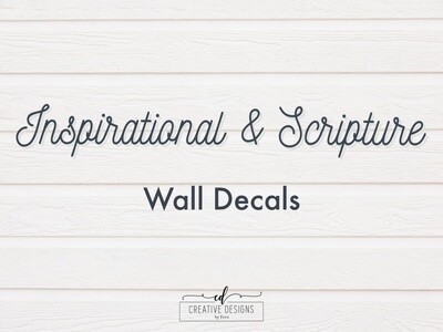 Wall Decals with Inspirational Sayings