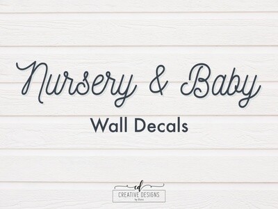 Nursery Wall Decals with Sayings