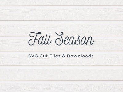 Fall SVG Cutting Files