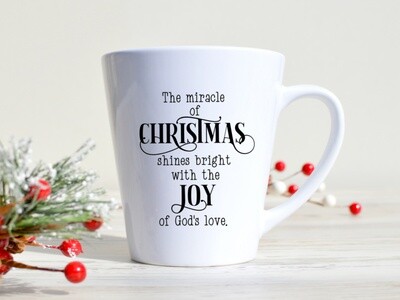 The Miracle Of Christmas Shines Bright Christmas Mug