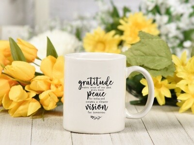 Gratitude Makes Sense Of Our Past Mug