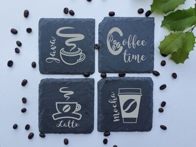 Coffee Theme Coffee Coasters