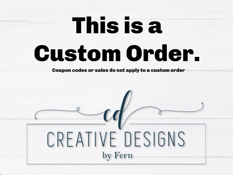 Custom SVG File (digital download only)