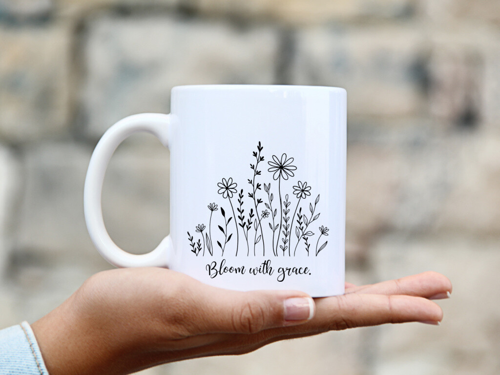 Bloom With Grace Mug