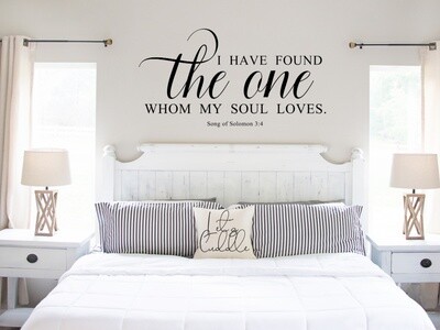 I Have Found The One KJV Vinyl Wall Decal