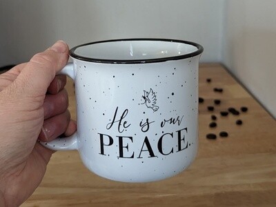 He Is Our Peace Specialty Mug