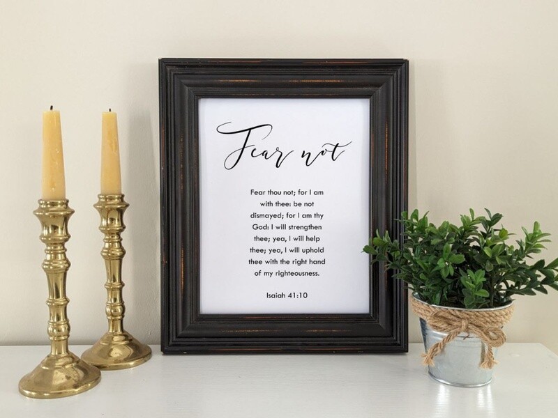 Fear Not Print