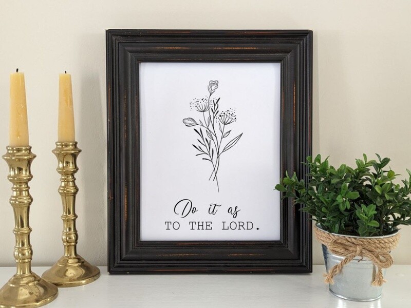 Wildflower Inspirational Bundle Prints, Set of Six