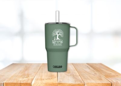 Strong in the Fight 24 oz Stainless Steel Insulated Travel Mug