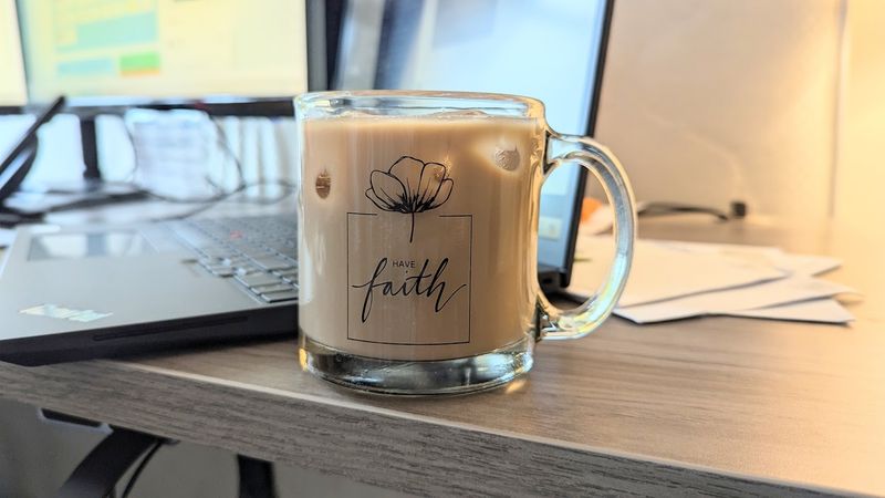 Handlettered Have Faith Specialty Mug