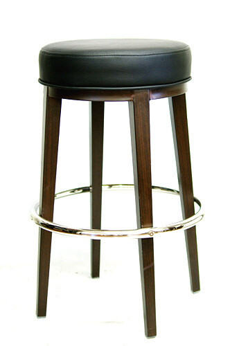 Bar Stool Black Vinyl