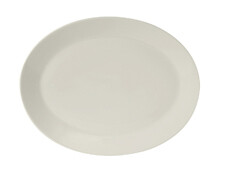 Platter Oval 12 Platter Oval 12" x 9-1/2" Pearl White
