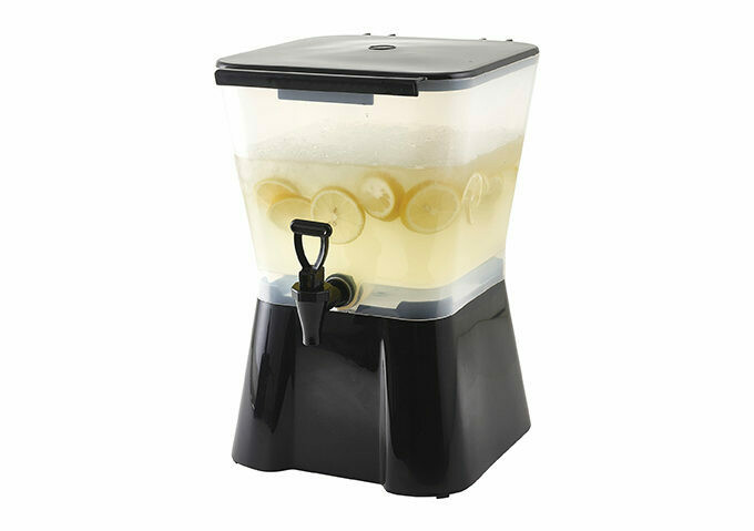 Plastic 3gal Beverage Dispenser Square
