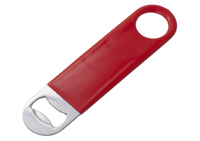 Flat Bottle Opener Red Coating
