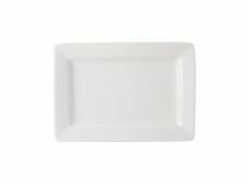 Plate Rectangular  11" x 7" Pearl White