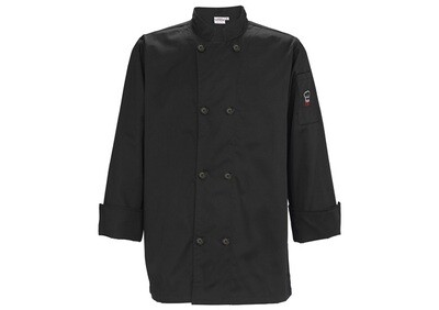 Chef Jacket XXXXL Tapered Black Chef Jacket XXXXL Tapered Black