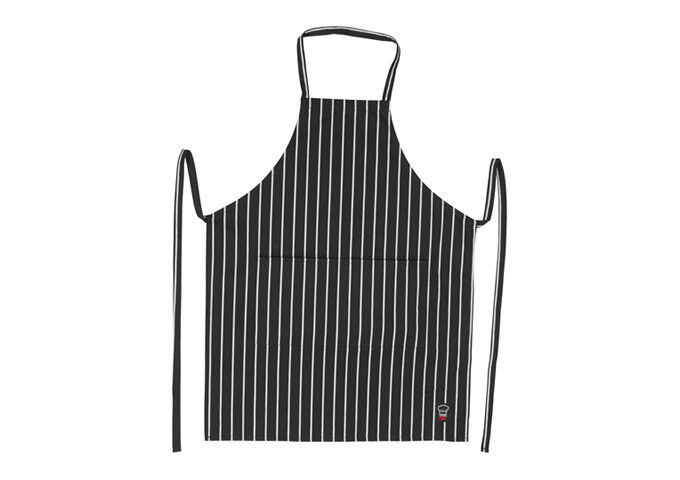 Bib Apron full Length Chalksrtipe