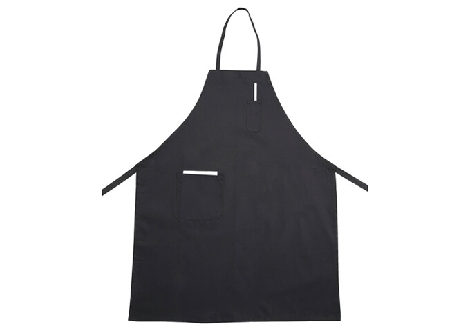 Bib Apron Full Length Black