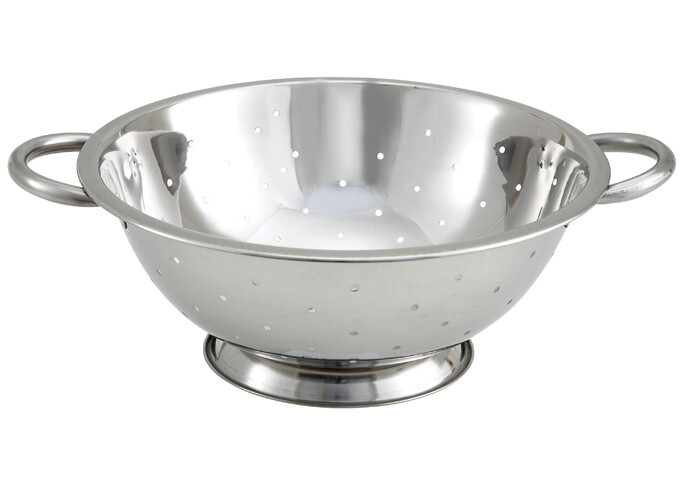 Colander 8qt. W/Handles S/S