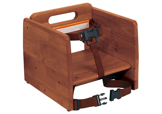 Booster Seat Wood Walnut