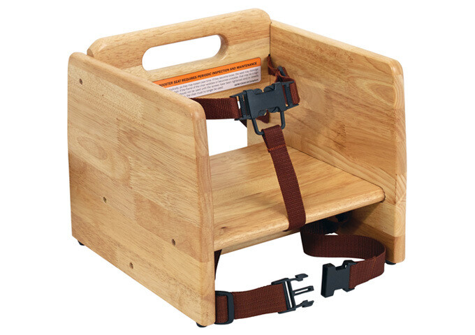 Booster Seat Wood Natural