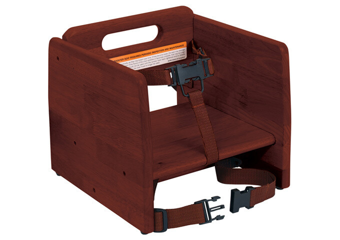 Booster Seat Wood Mahogany