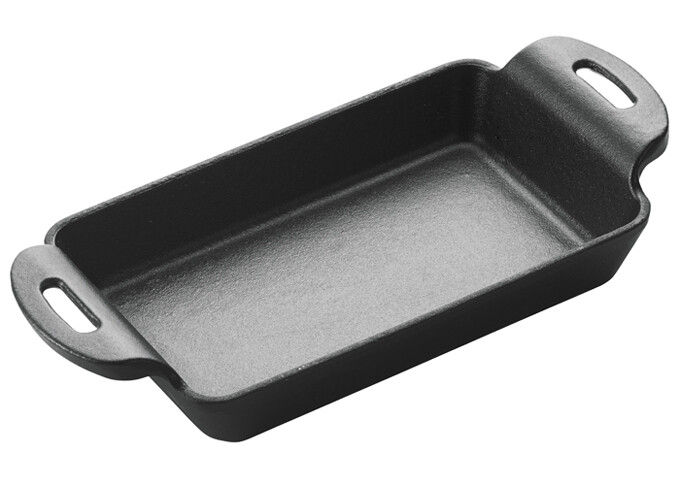 Server 14oz. Rectangular Mini Cast Iron