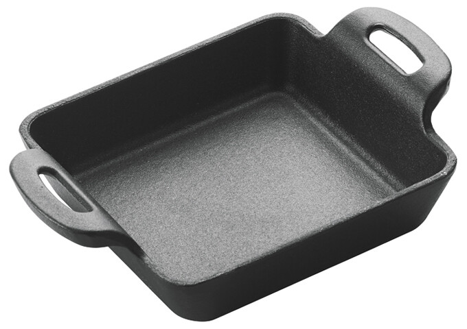 Server 10oz. Square Mini Cast Iron