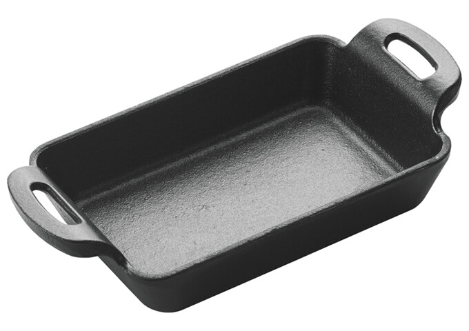 Server 10oz. Rectangular Mini Cast Iron