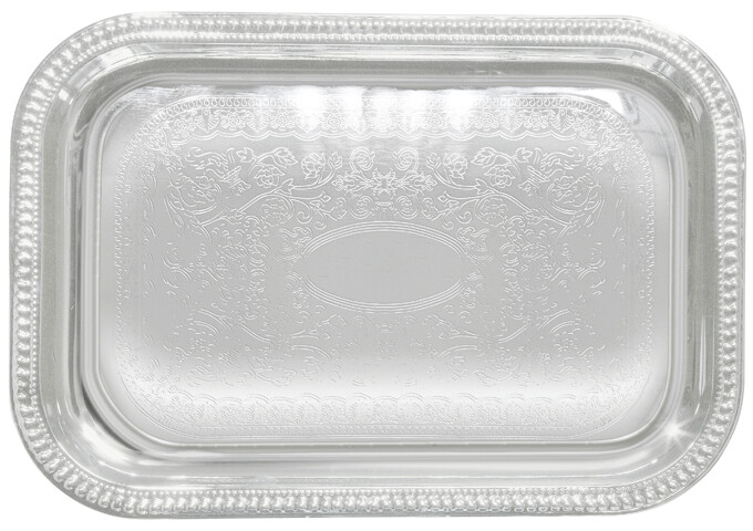 Serving Tray 20"x14" Chrome