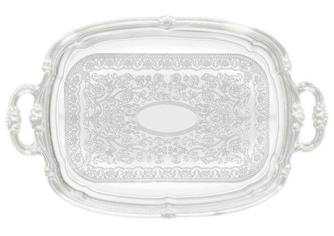 Serving Tray 19"x12" Chrome