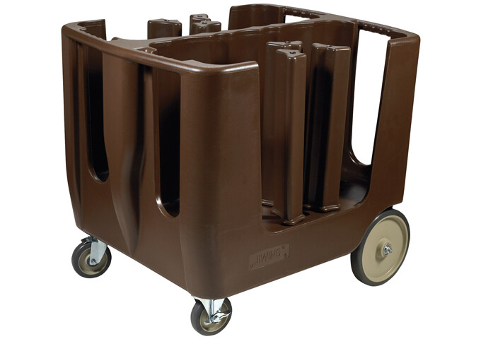 Dish Caddy 6-Slot Dark Brown