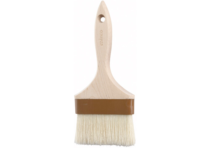 Pastry Brush 4" Flat Wood