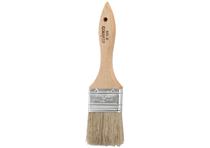Pastry Brush 2" Flat Wood
