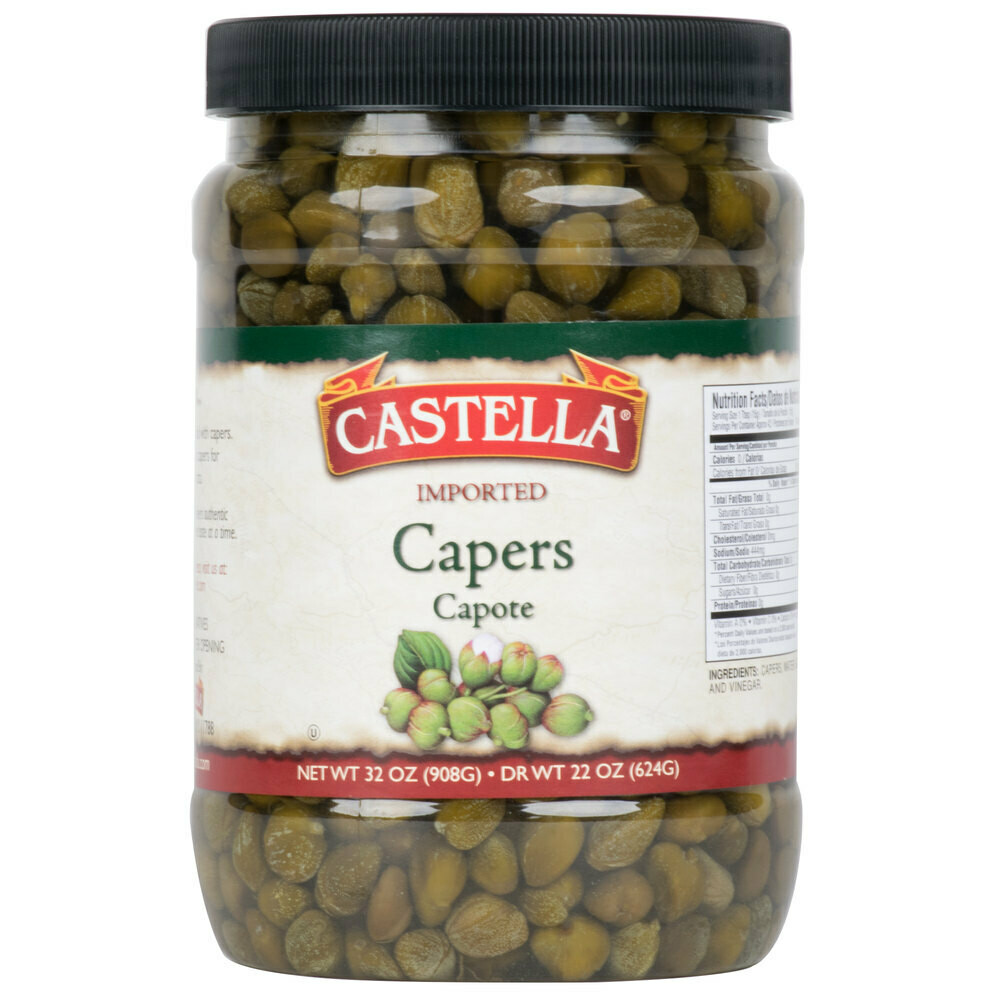 Capers Non Pareil  32oz.