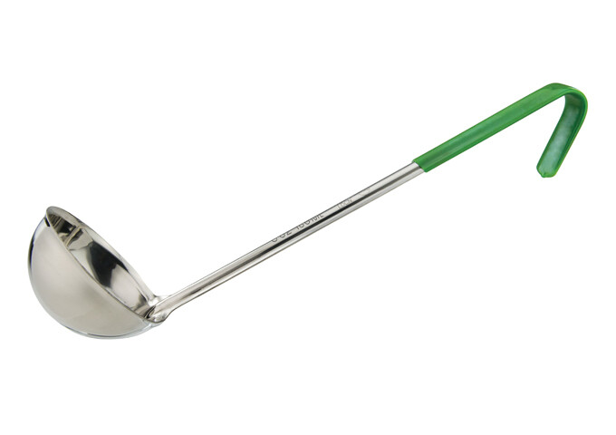 Ladle 6oz. One-Piece Green Grip
