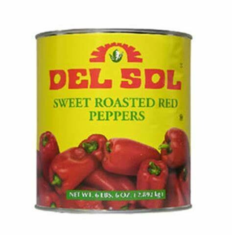 Whole Roasted Red Peppers Sweet  6/#10