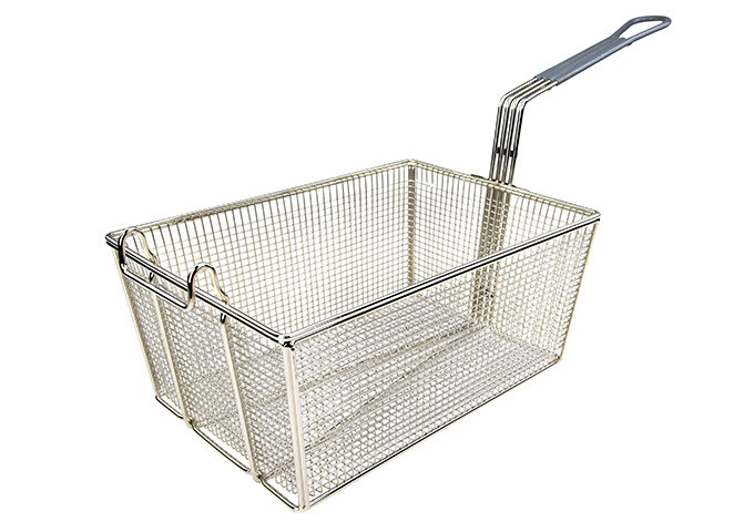 Fry Basket 13-3/8" Nickel Plated