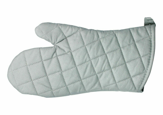 Oven Mitt 17" Silver