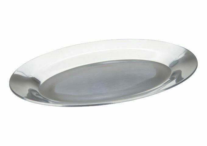 Sizzling Platter 12" Oval Alum.