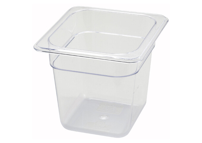 Food Pan 6" Deep Sixth Size