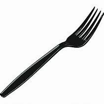 Heavy Plastic Fork Black (1,000ct)