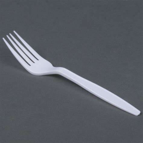 Heavy Plastic Fork White (1,000ct)