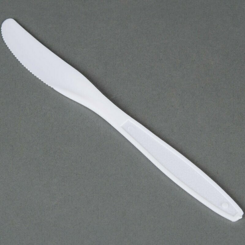 Heavy Plastic Knife White (1,000ct)