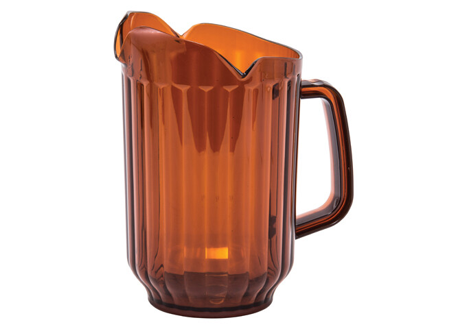 Water Pitcher 60oz. Amber